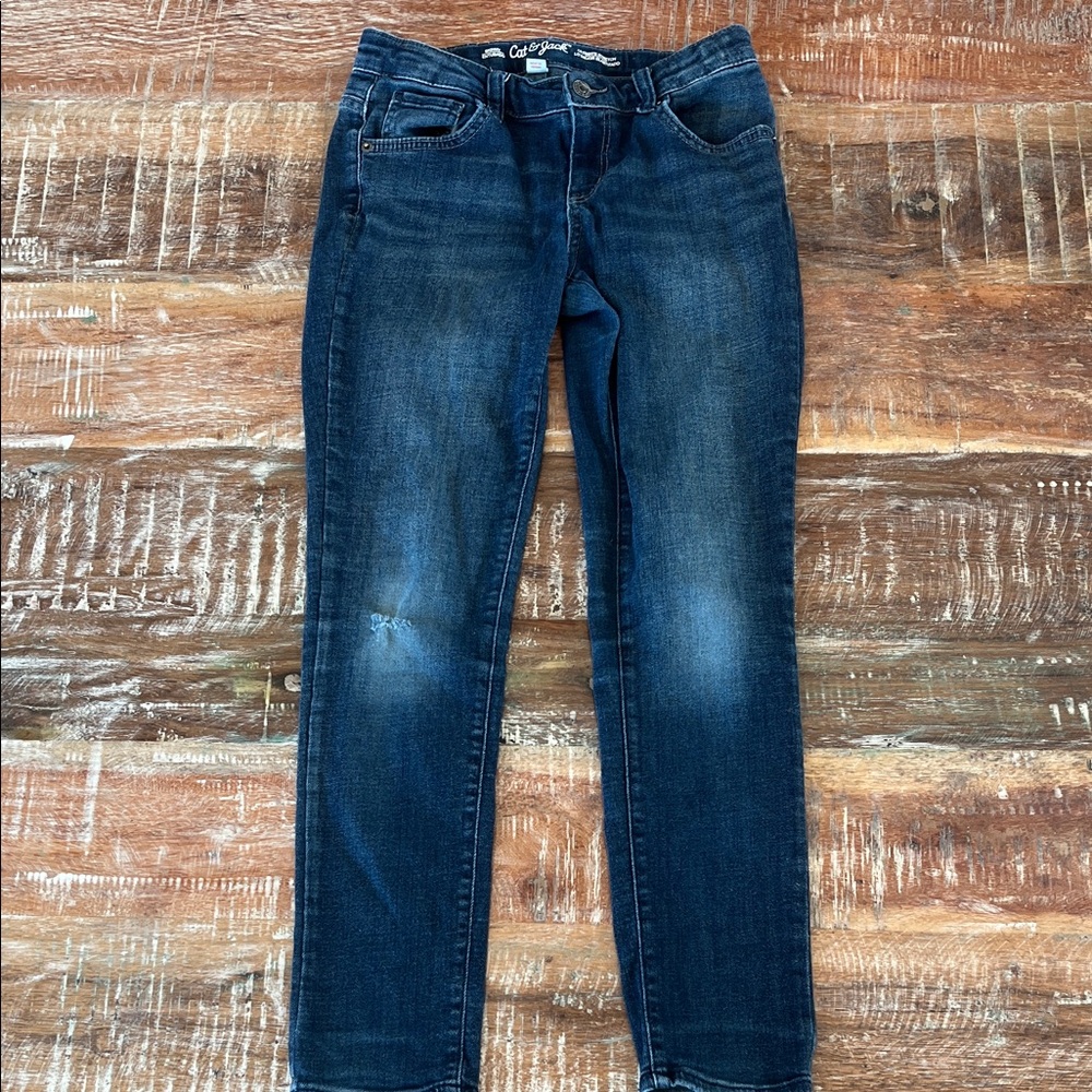 Cat & Jack Dark Blue Girls Jeans